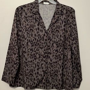Women’s blouse with cheetah spots